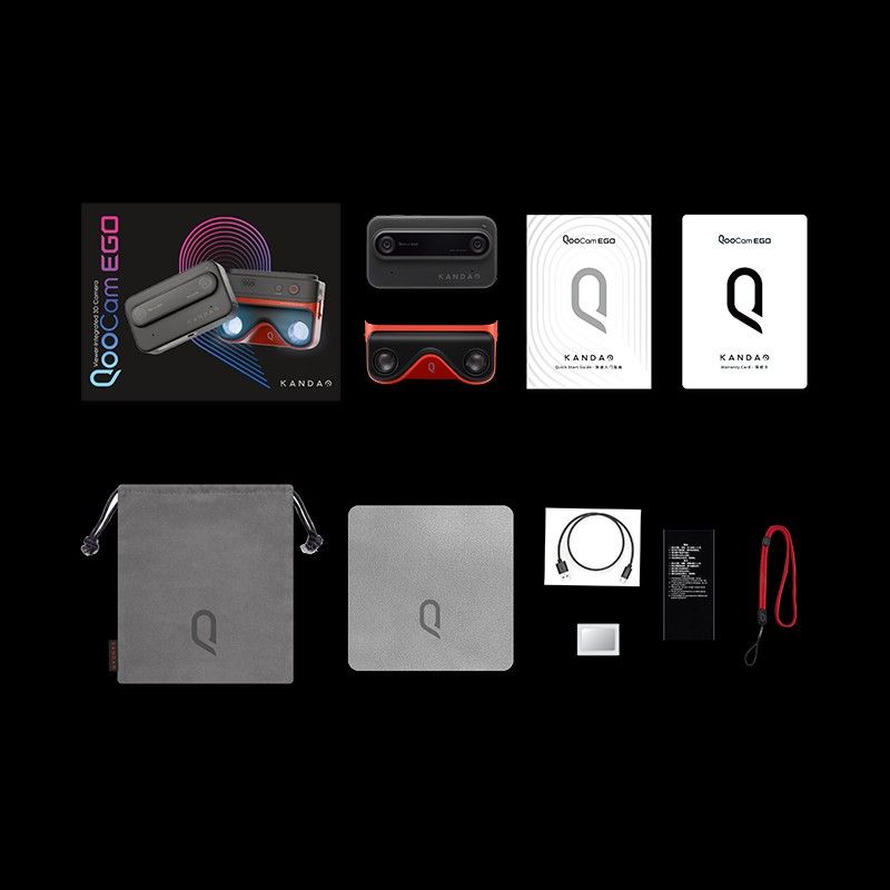 QooCam Ego 3D Camera + Extra Battery and Charger