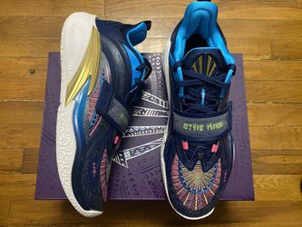 Size 9.5, 10, 10.5, 11, 12, 13 - Anta Kai 1 Navy Blue Kyrie Irving Basketball Shoes Men’s