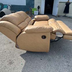 Leathet 2-Seater Recliner Sofa