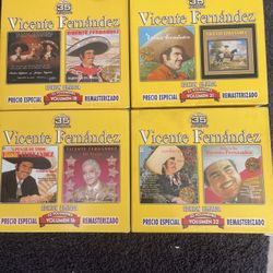 Vicente Fernandez CDs Edition Limitada 8 Pcs