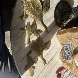 Vintage BrassFlying Geese