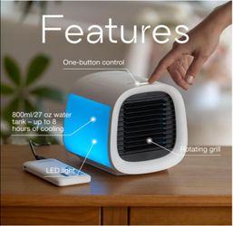 Portable Personal Air Cooler with LED Light