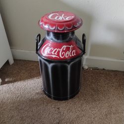Antique Coca-Cola Painted Milk Jug