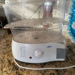 Oster 2 tier food steamers, never used much