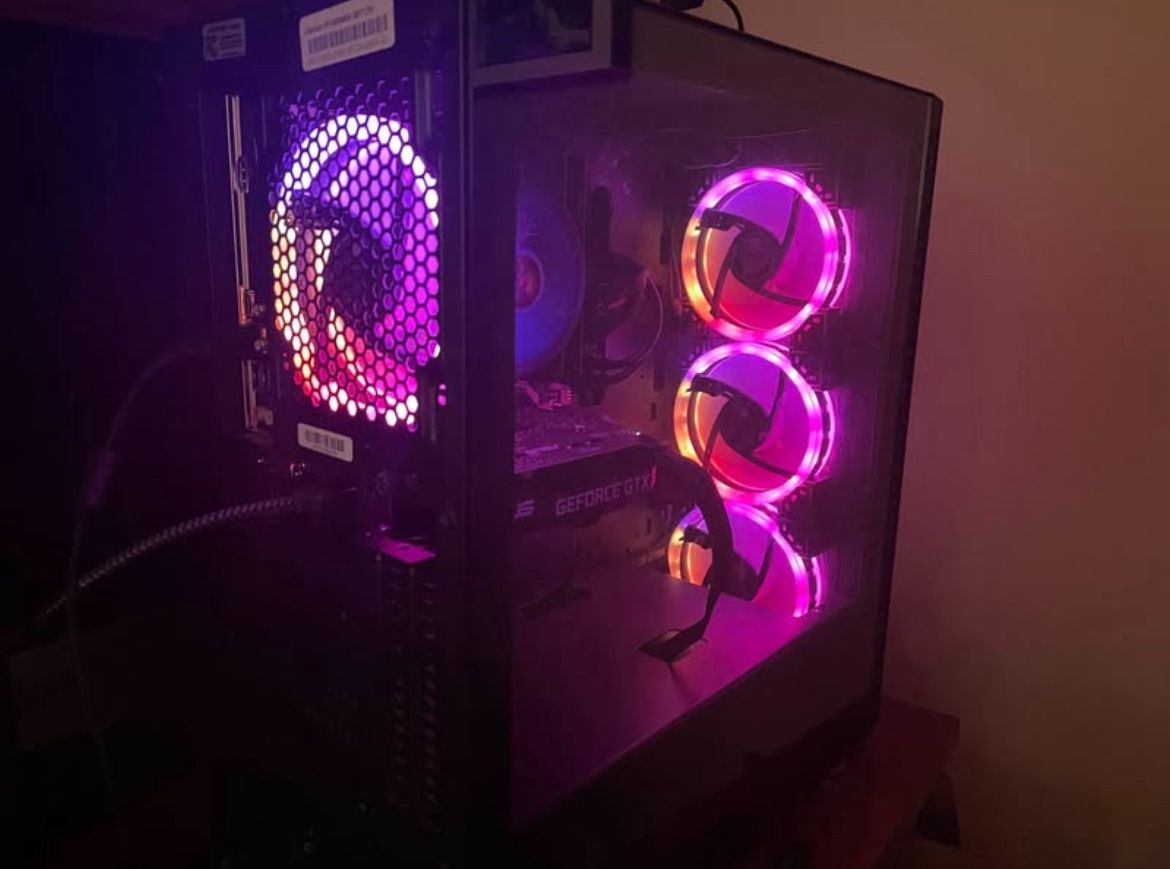 iBuyPower 1660 Super PC + 24” ASUS monitor