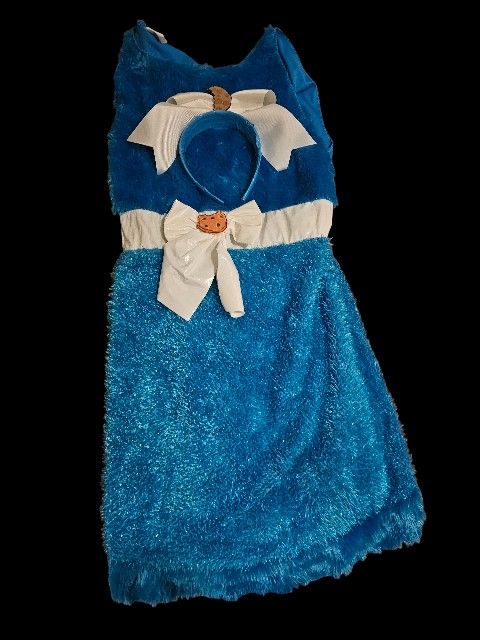 Sesame Street Cookie Monster Costume Dress With DIY Headband