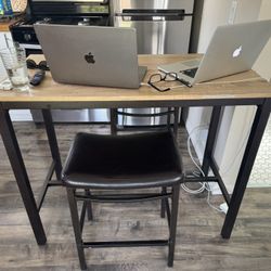 Counter Height Dining Dinner Table and Chairs Set for Two