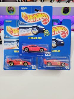 "FERRARI" Lot Of 3 Hotwheel Cars...!!!