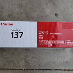 New Canon 137 Black Toner Ink Cartridge For Printer 