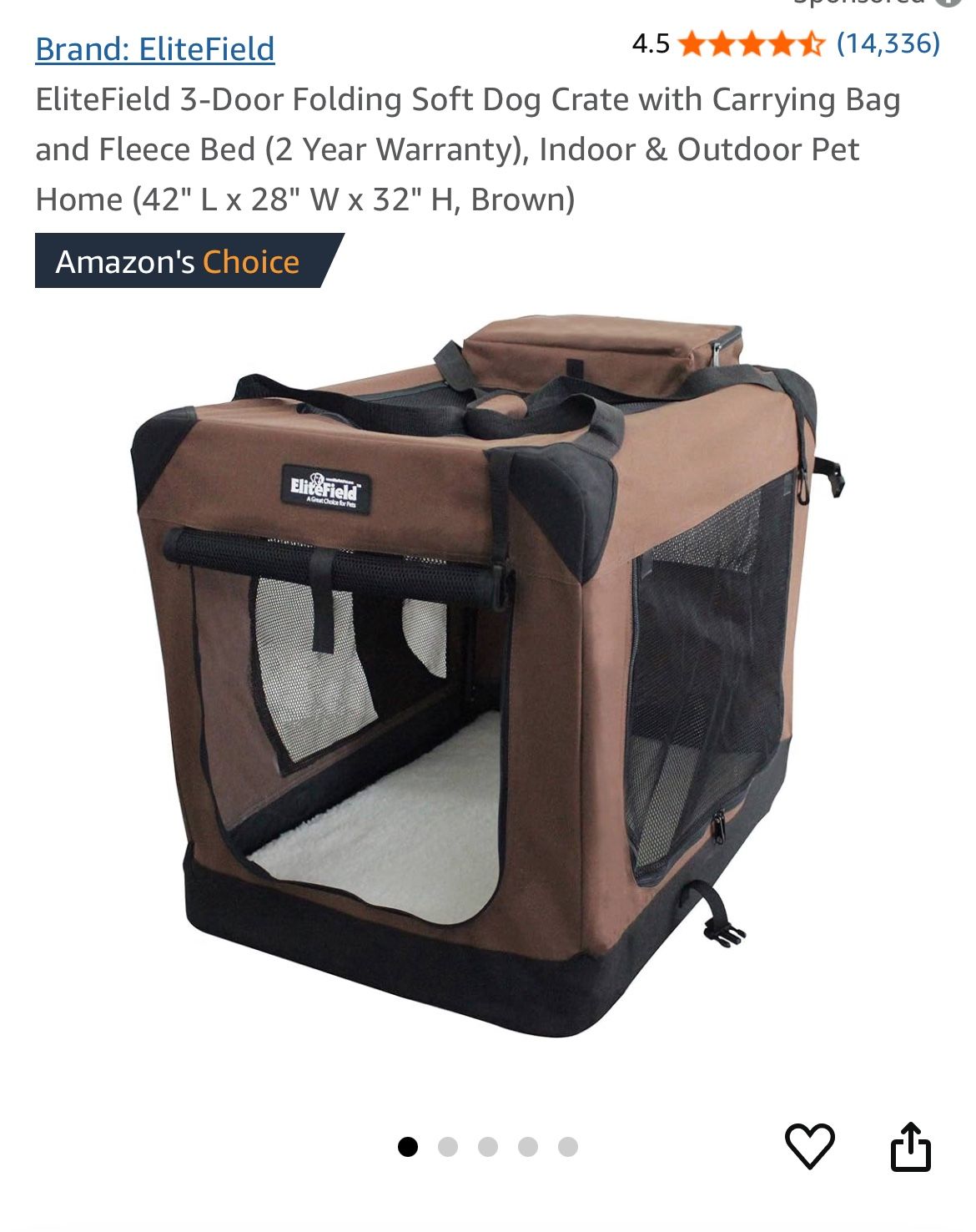 New Elite field Large Dog Carrier