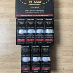 BOX OF 21 - SPALDING TOP FLITE 2000 EXTRA LONG GOLF BALLS - NEW OLD STOCK 2000