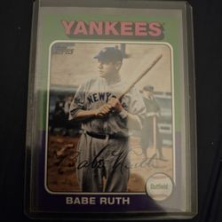 2010 Topps #VLC-31 Babe Ruth, Yankees (HOF) - Vintage Legends Collection Insert