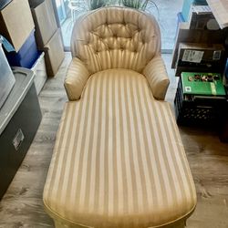 Beige Chaise Lounge 