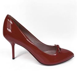 Gucci Women's Red Patent Leather High-Heel Stilleto Pumps Heels 35 
