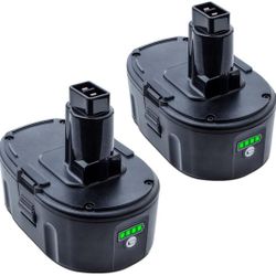 DTK Batería de repuesto de 7.0Ah 18V para Dewalt, paquete de 2 baterías de iones de litio de 18 V compatibles con herramientas inalámbricas Dewalt DC9