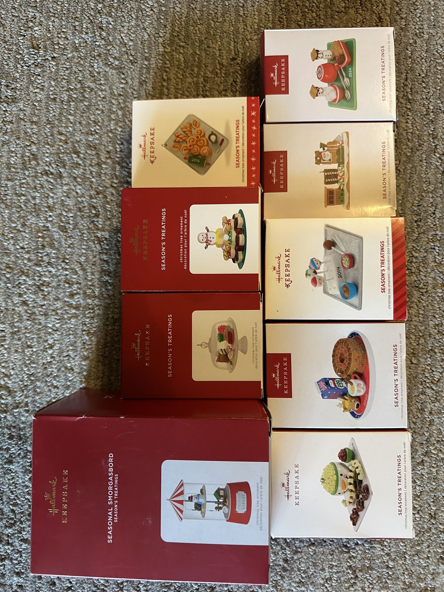 Hallmark Season’s Treatings partial collection