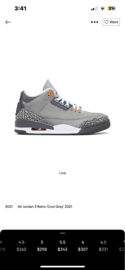 jordan 3’s cool grey