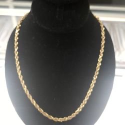 10k Solid Gold Rope Chains 32 Grams 26 Long Layway Available 10% Down If You Interested Please Make Sure You Ask For Maribel Thank You 