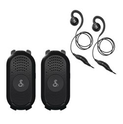 Cobra PX280 Compact Portable FRS Two-Way Radios-2-Pack with Headsets
