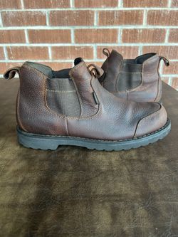 Cabela’s Outfitters Series Leather Chelsea Gore-Tex Pull On Work Boots Size 11.5D