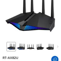 ASUS RT-AX82U (AX5400) Dual Band WiFi 6 Extendable Gaming Router