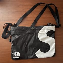 Supreme The North Face S Logo Shoulder Bag (Black) 