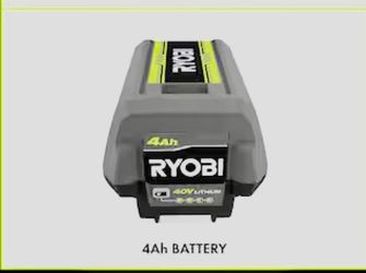 New Ryobi battery 40V