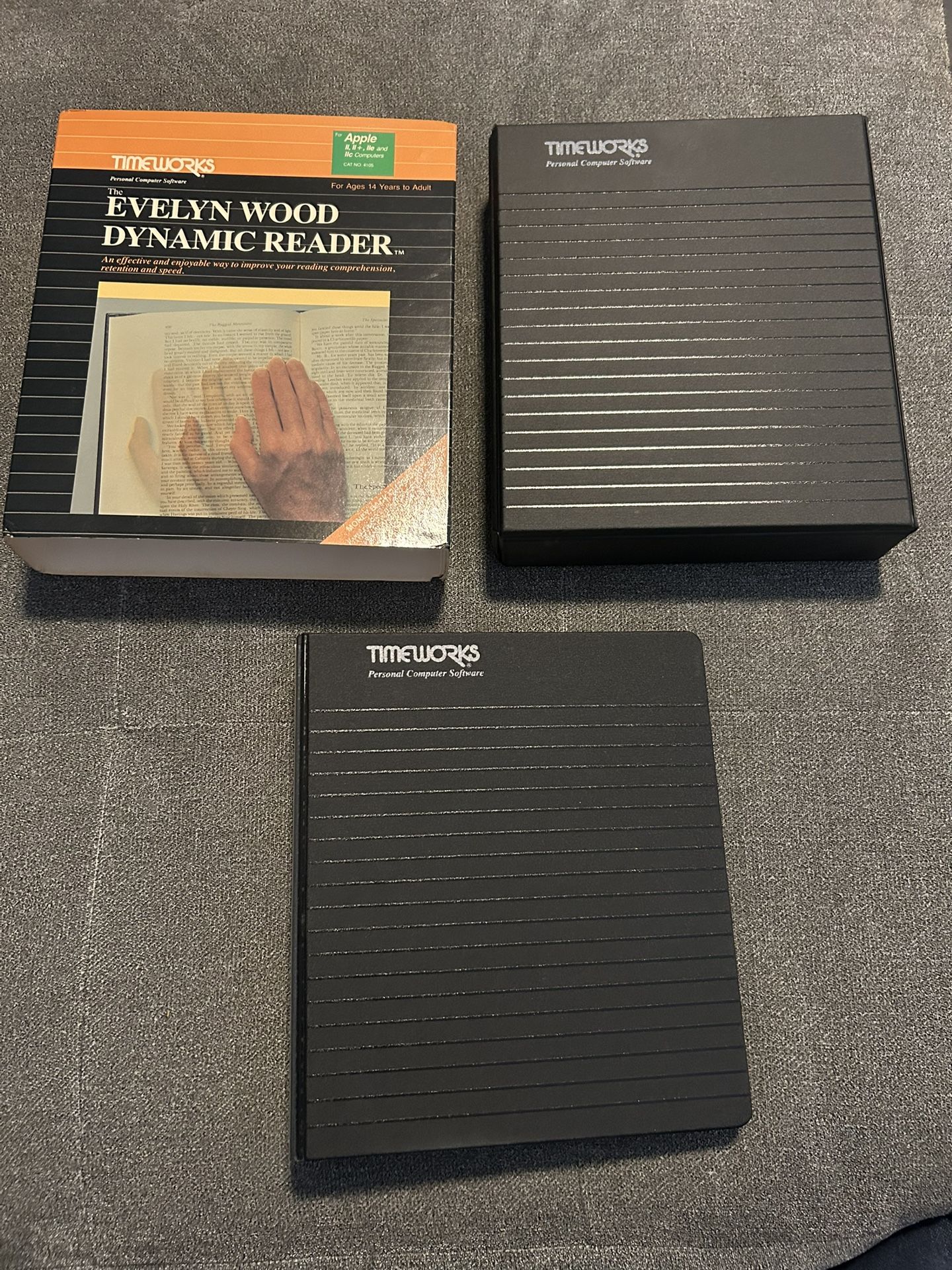 Vintage 1984 Timeworks Evelyn Wood Dynamic Reader v1.0 – Complete Boxed Set