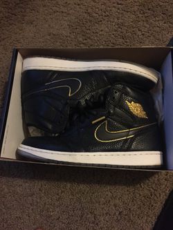 Jordan 1 Og Black and Gold