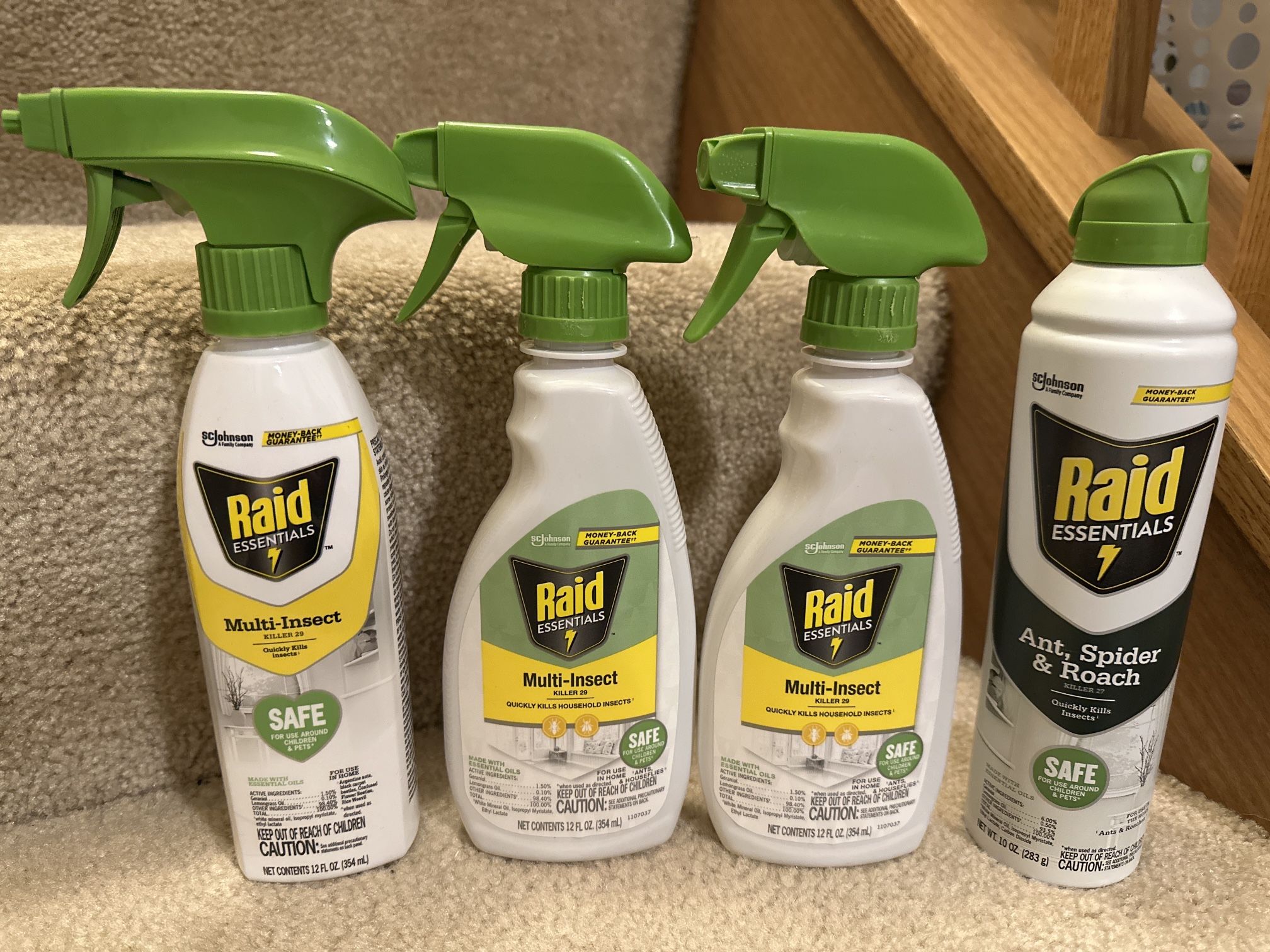 Raid Essentials Insect Killers new $5/item