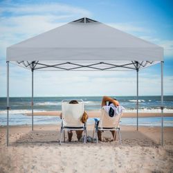 Pop Up Canopy Tent, ABCCANOPY Patio 8 x 8 Commercial-Series (orange), NEW