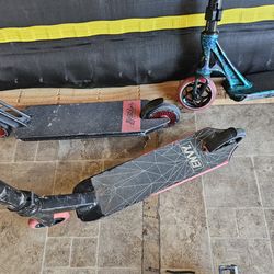 Prodigy and Envy trick scooter
