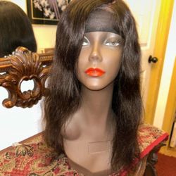 Dark Brown Long Wavy Headband Wig