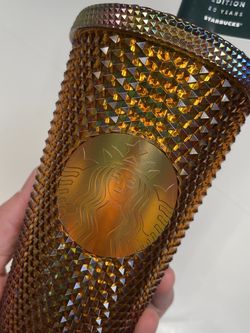 Starbucks Gold - Copper Studded Tumbler 50th Anniversary 16oz