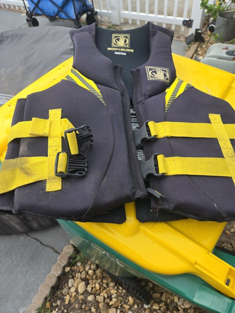 Life Jacket And Wet Suits With Booties To