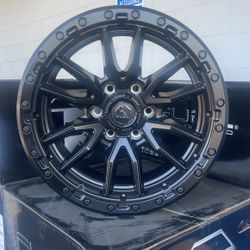 Fuel Rebel 18x9 Wheels 6x139 Bolt Pattern +1 ( Set Of 4