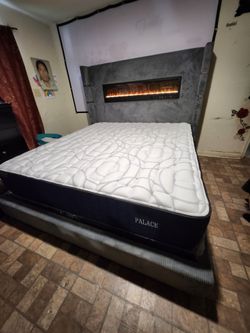 King ged frame with mattress firm on sale for:
