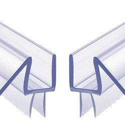 2-Pack Butecare Frameless Shower Door Bottom Seal 