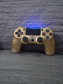 New PlayStation 4 Controller DualShock 4 - Gold PS4 Video Game Controller Working And Tested