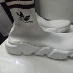 2 Pairs Of Balenciagas One Black One White