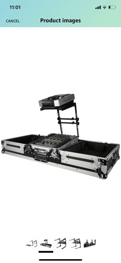 DR Pro DJ Laptop Stand and Shelf Bundle Black