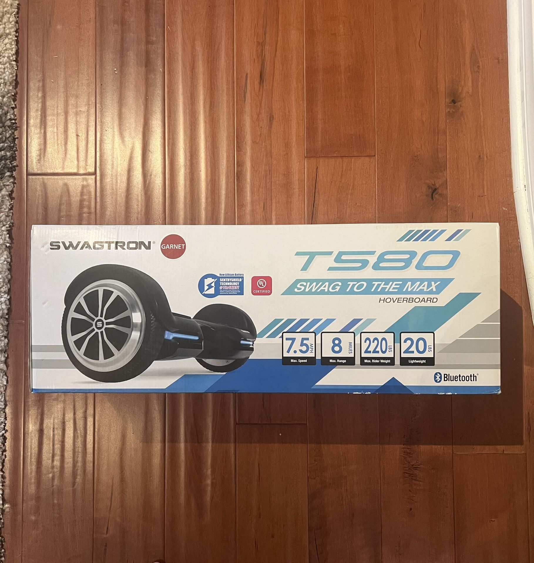 SwagTron T580 Hoverboard Self-Balancing Scooter Red