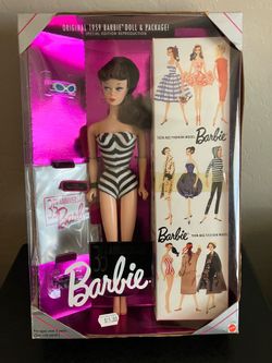 Barbie - 35th Anniversary  original 1959 Barbie Doll & Package - NRFB