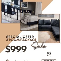 New 3 Room Package Queen 