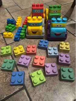 Mega Bloks First Builders Vehicle and Block Set