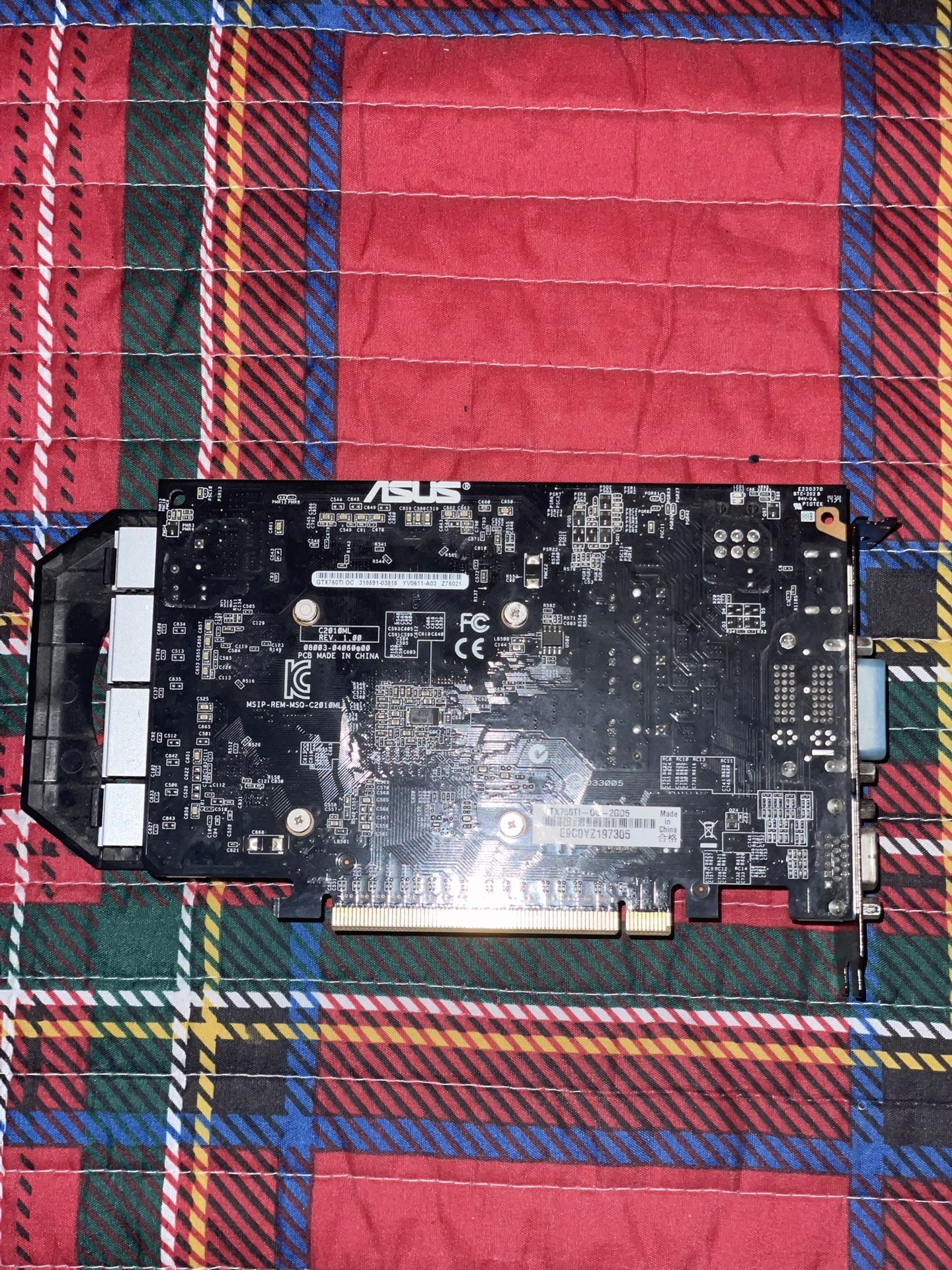 Gtx 750ti Dual Fan, No Issues, Great Condition With Normal Wear