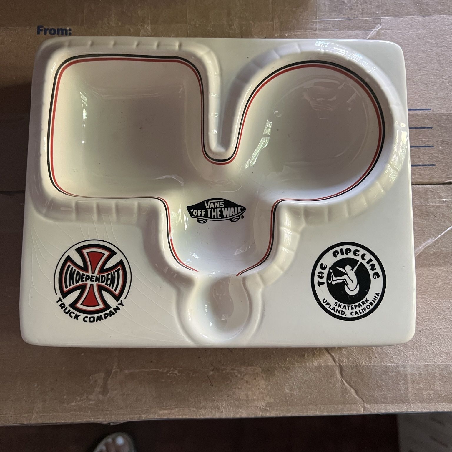 INDEPENDENT CORTEZ POOL BOWL 灰皿 ASH TRAY Independent Valet Tiled Cross Pool Blue ASHTRAY - 7
