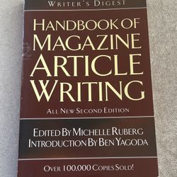 Handbook of Magazine Article Writing 2nd edition by Michelle Ruberg