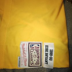 Kobe Bean Bryant Los Angeles Lakers Classic Championship Jersey/XL 