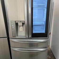 REFRIGERATOR LG STAINLESS STEEL WITH SHOSE CASE 💢 